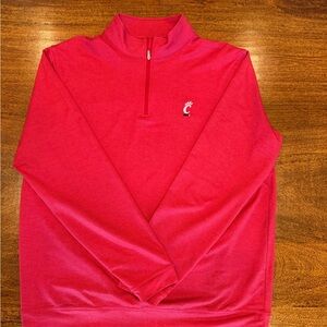 Peter Millar University of Cincinnati Scarlet Quarter-Zip Pullover